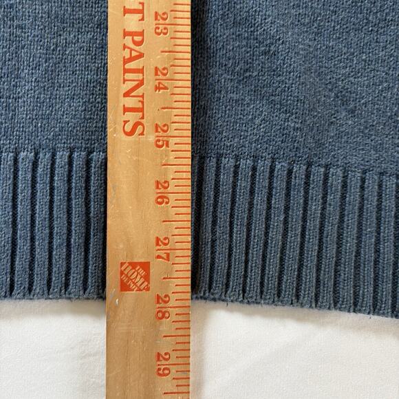 Polo Ralph Lauren Men’s Blue Sweater Size XXL 100% Cotton 1/4 Zip Mock Neck - Picture 13 of 13